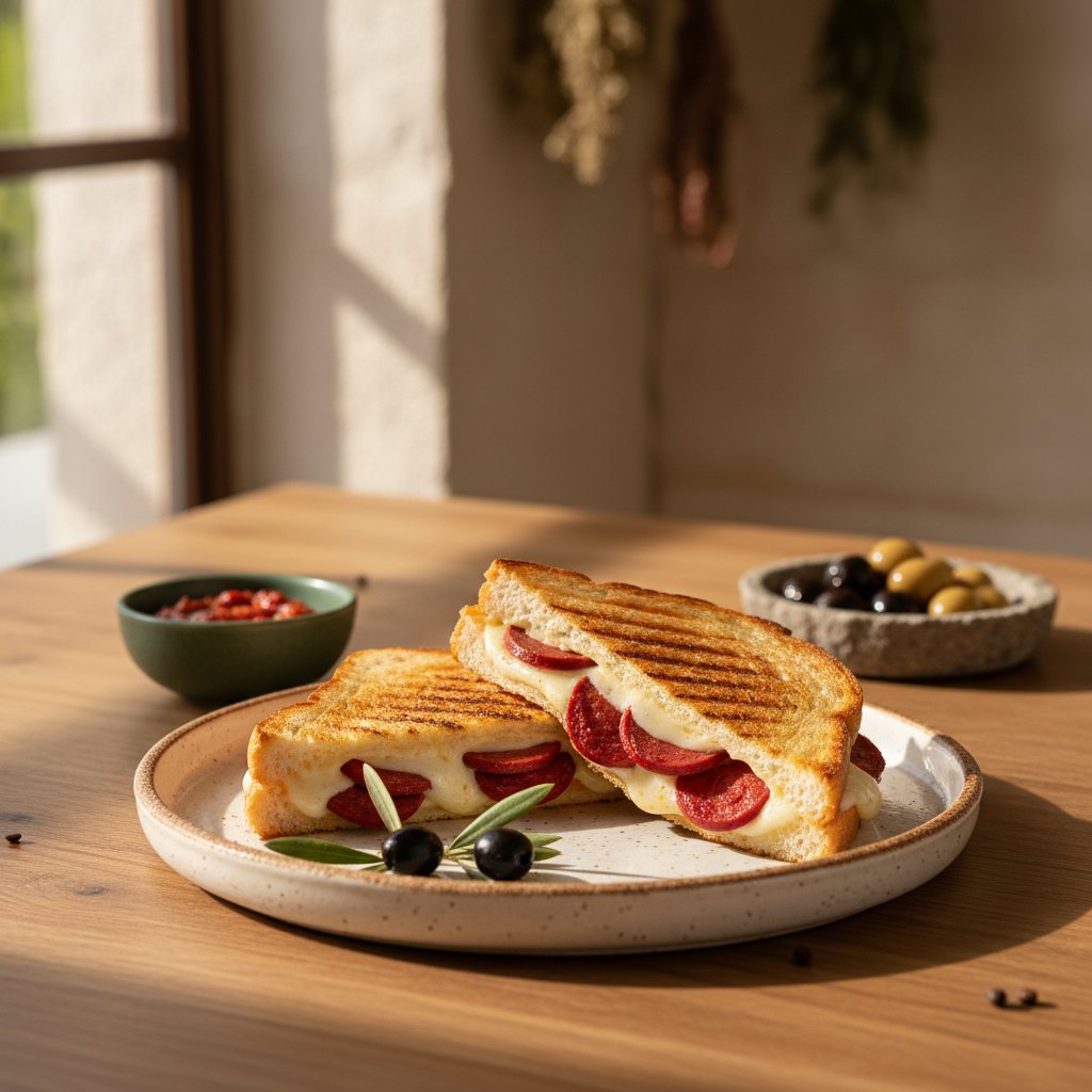 Toast mit Käse & Sucuk